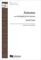 Autumn SATB choral sheet music cover